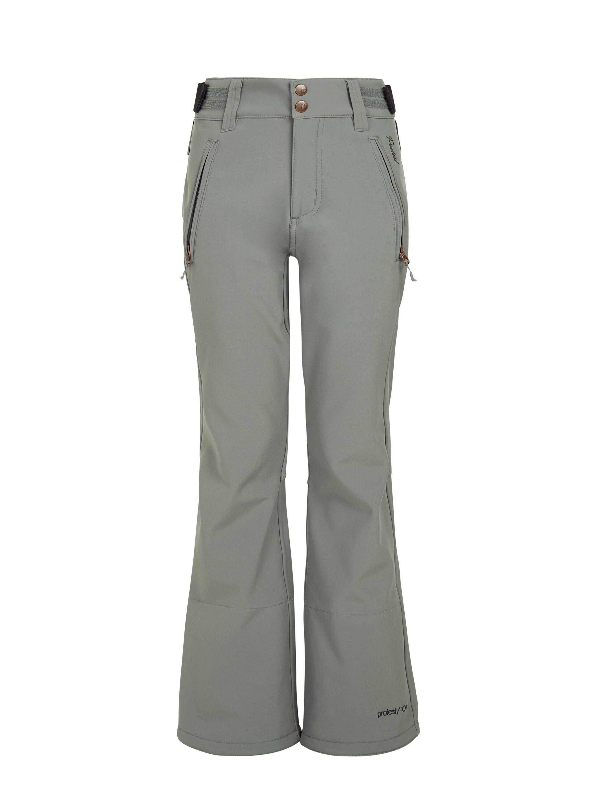 PROTEST Slimfit Sporthose 'LOLE JR'‌‌‌‌‌‌‌‌ in Grün: Vorderseite