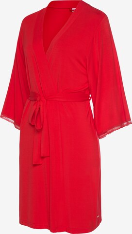 LASCANA Dressing Gown in Red