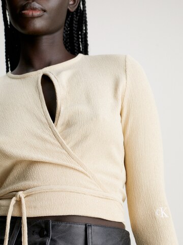 Calvin Klein Jeans Top in Beige