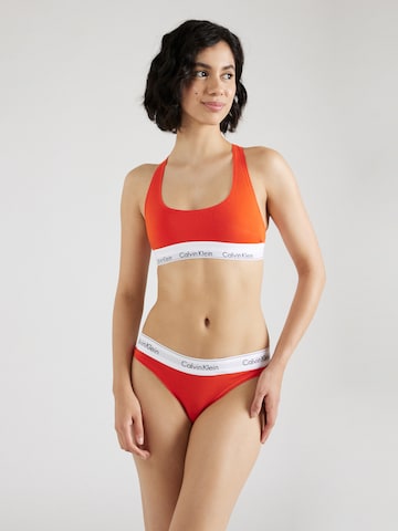 Calvin Klein Underwear Thong in Orange