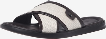 Mule BALDININI en blanc : devant