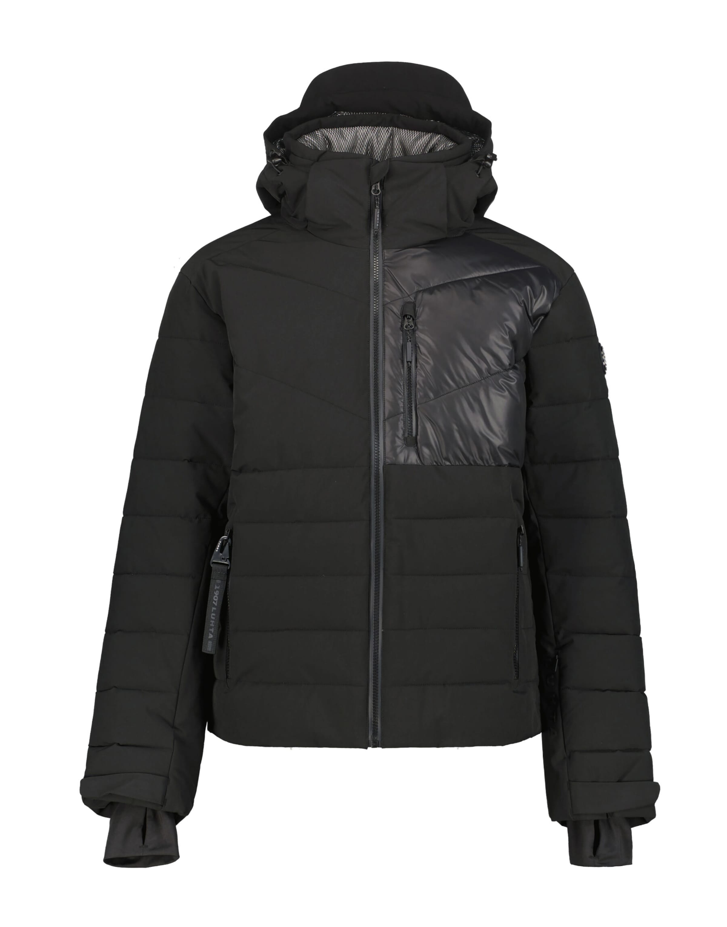 juoda LUHTA Sportinė striukė &#x27;Kaakkurivaara&#x27;: priekis