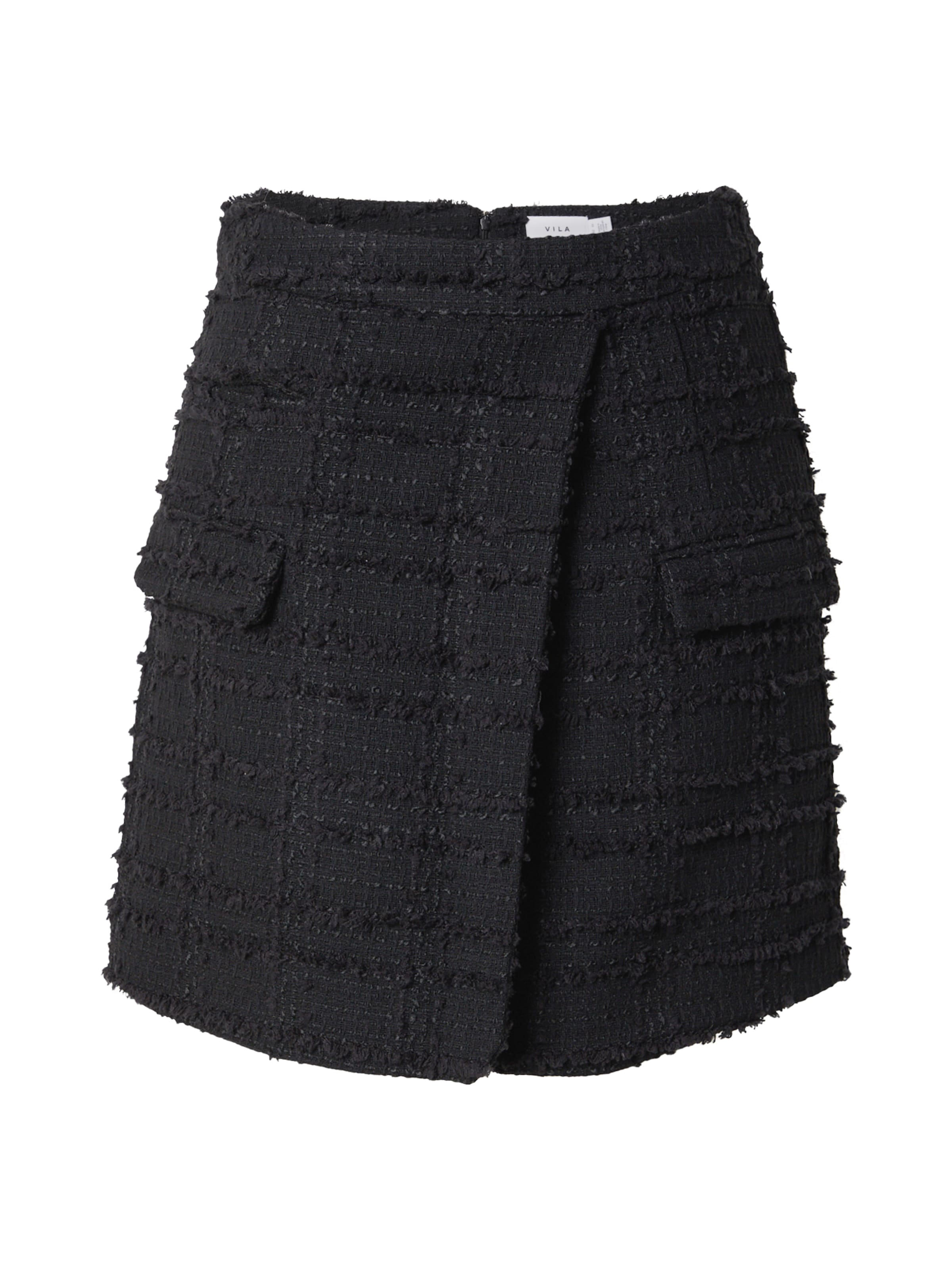 Fustă de la VILA pe negru: față