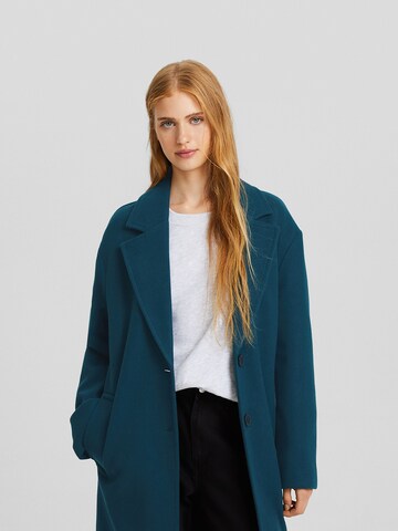 Bershka Tussenmantel in Blauw: voorkant