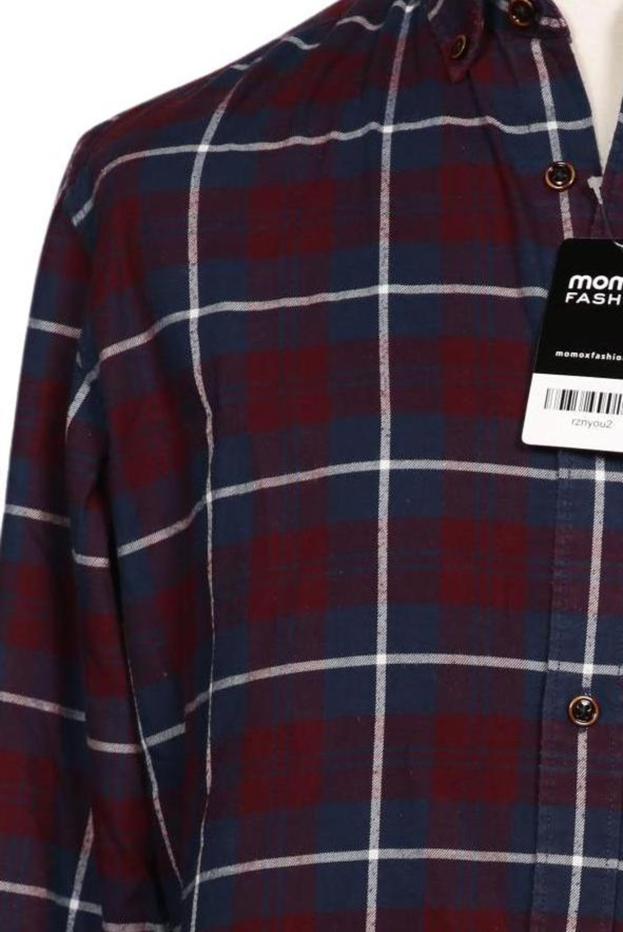 JACK & JONES Button Up Shirt in L in Blue