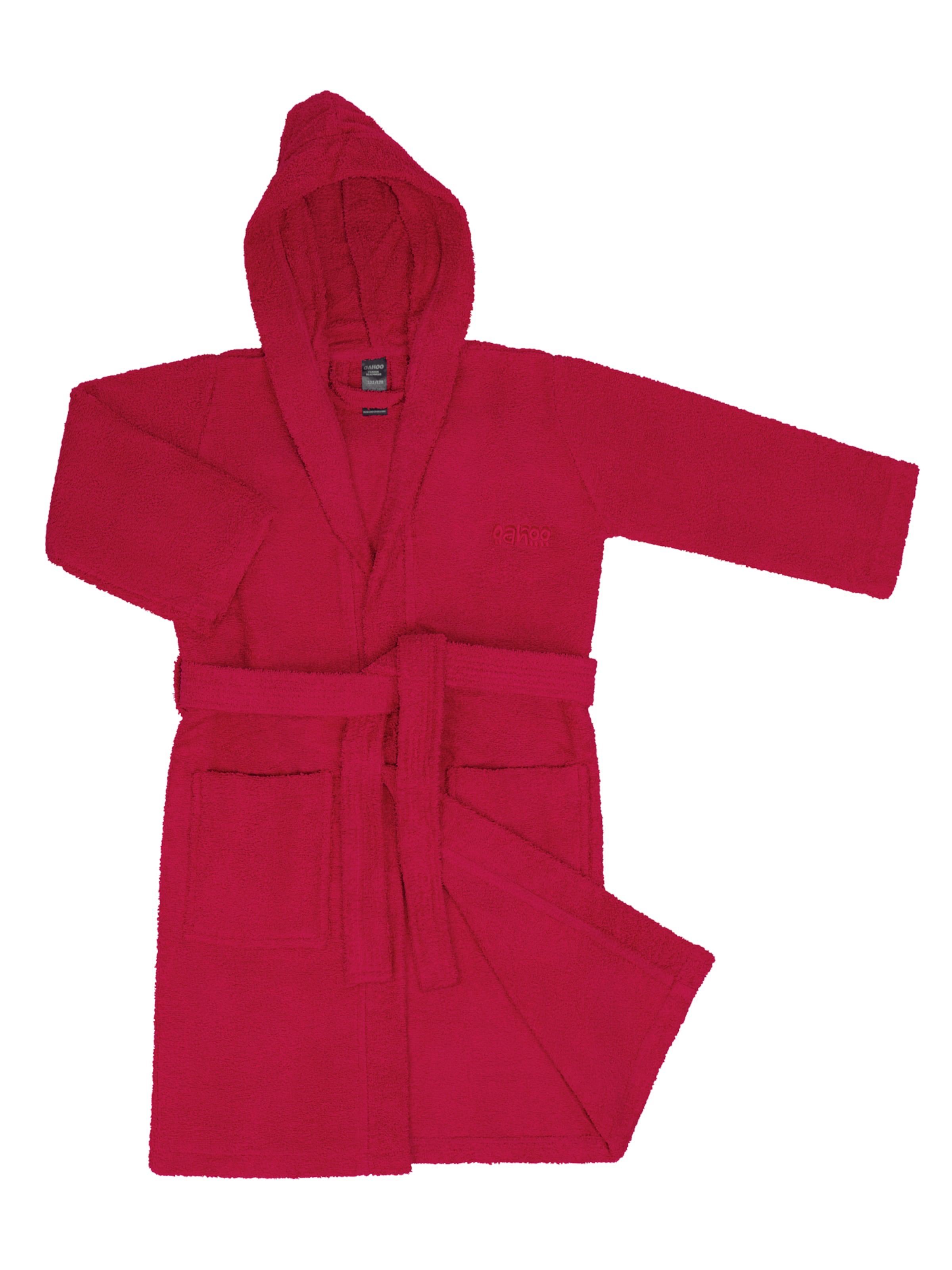 oahoo Bademantel 'Beach & Bath'‌‌‌‌‌‌‌‌‌‌ in Rot: Vorderseite