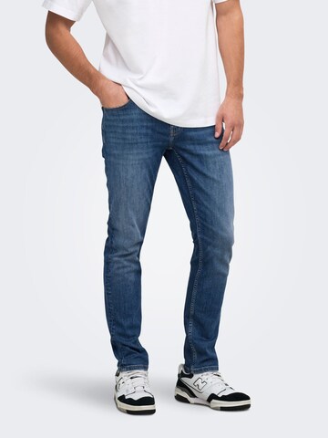 Only & Sons Slimfit Jeans 'ONSLoom' in Blauw