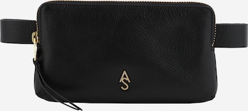 AllSaints - Bolsa de cintura em preto: frente