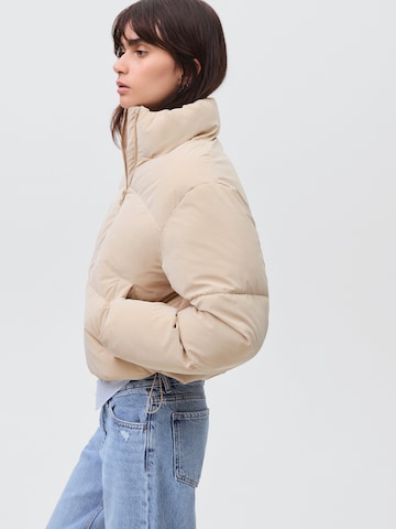 MANGO TEEN Overgangsjakke i beige