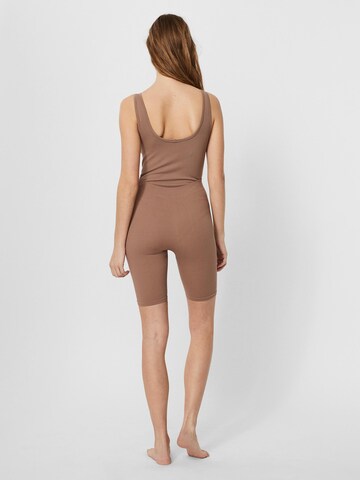 VERO MODA Shirt bodysuit 'Eve' in Brown