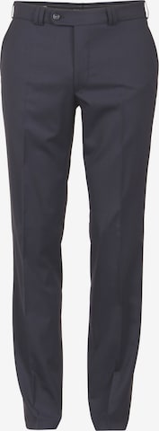 CLUB OF COMFORT Regular Pleated Pants 'Santos' in Blue: front