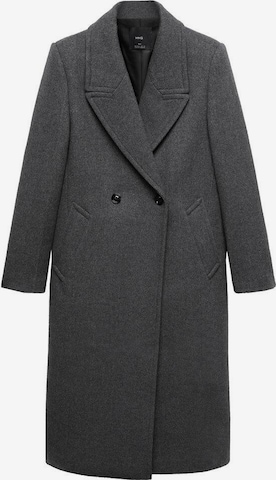 MANGO Between-Seasons Coat 'Eye' in Grey: front