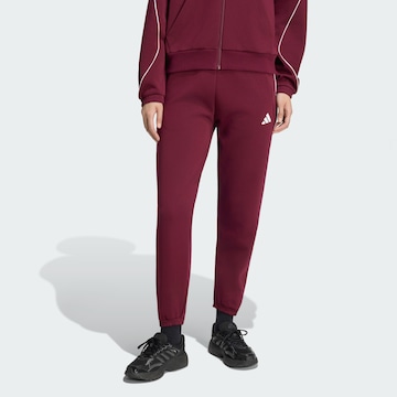 ADIDAS SPORTSWEAR Tapered Sports trousers 'Stadium' in Red: front