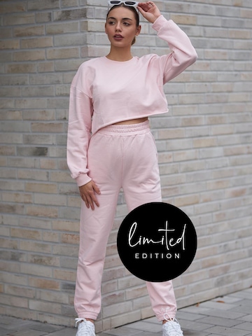 ABOUT YOU Limited Hose 'Irem' by Tina Neumann - (GOTS) in Pink: front