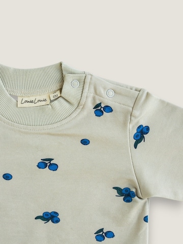 LouieLouie Sweatshirt 'Terry ∼ Blueberry' i vit