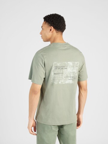 T-Shirt 'SIGNAL' JACK & JONES en vert : devant