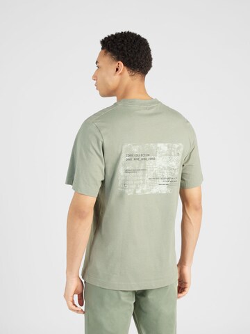 Tricou 'SIGNAL' de la JACK & JONES pe verde: față