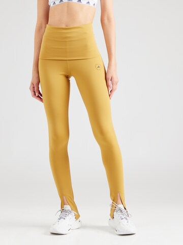 ADIDAS BY STELLA MCCARTNEY Скинни Спортивные штаны в Коричневый: спереди