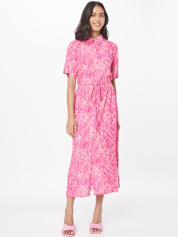 Freebird Платье-рубашка 'Suzy' в Ярко-розовый