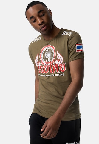 T-Shirt fonctionnel 'Thailand' Benlee en vert : devant