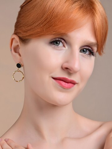 Akzent Earrings 'goldfarbig' in Gold: front