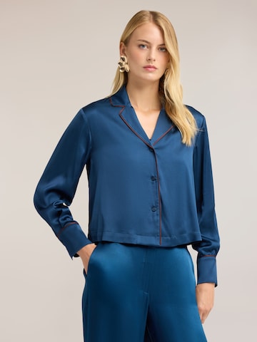 MOTIVI - Blusa en azul: frente