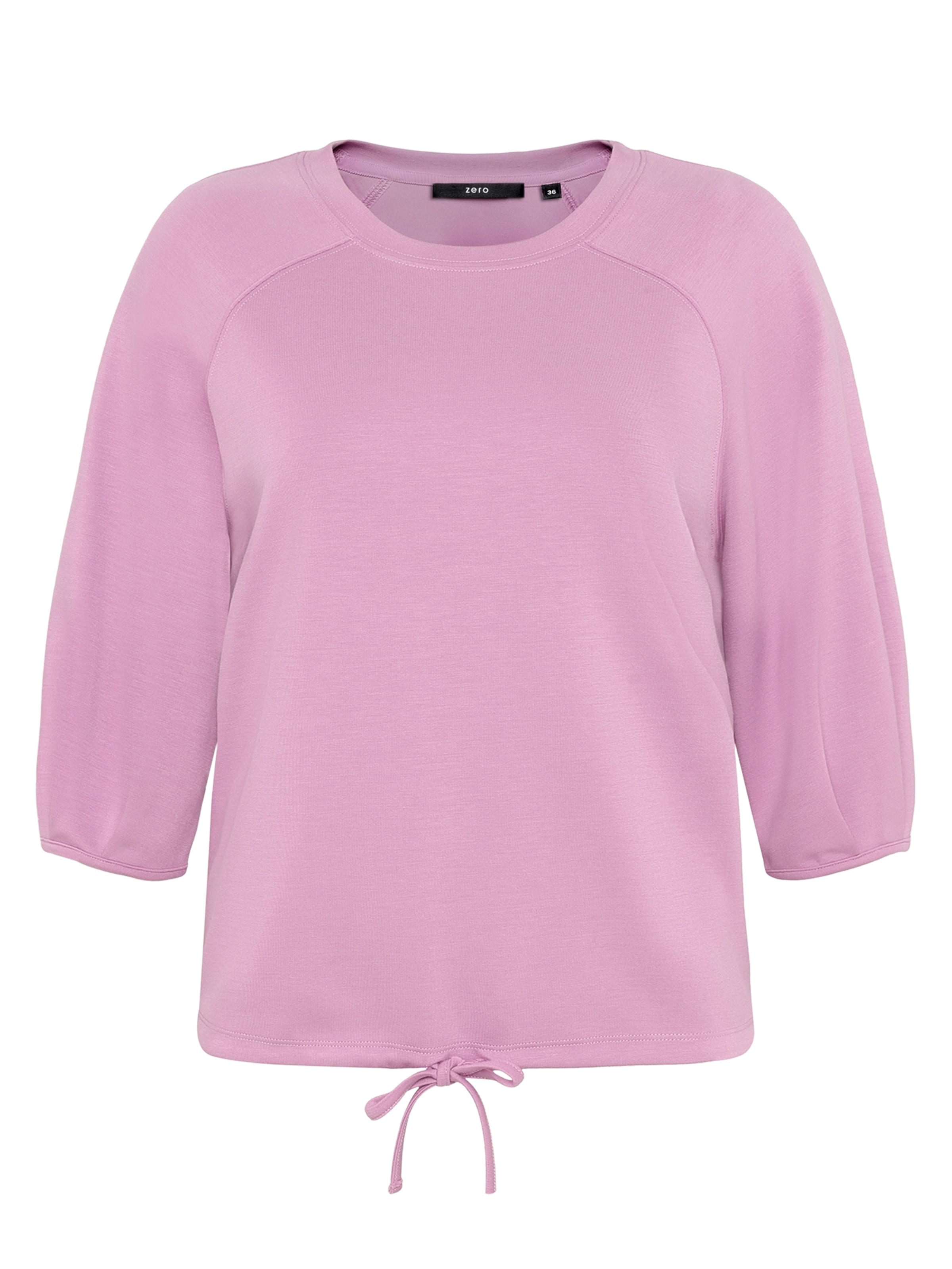 zero Sweatshirt in Lila: voorkant
