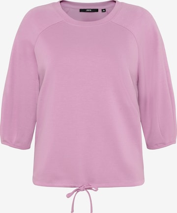 Felpa di zero in lilla: frontale