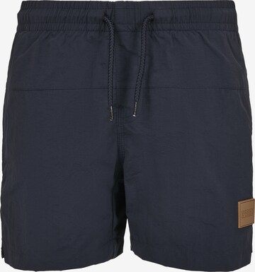 Shorts de bain Urban Classics en bleu : devant