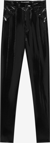 Pull&Bear Skinny Broek in Zwart: voorkant