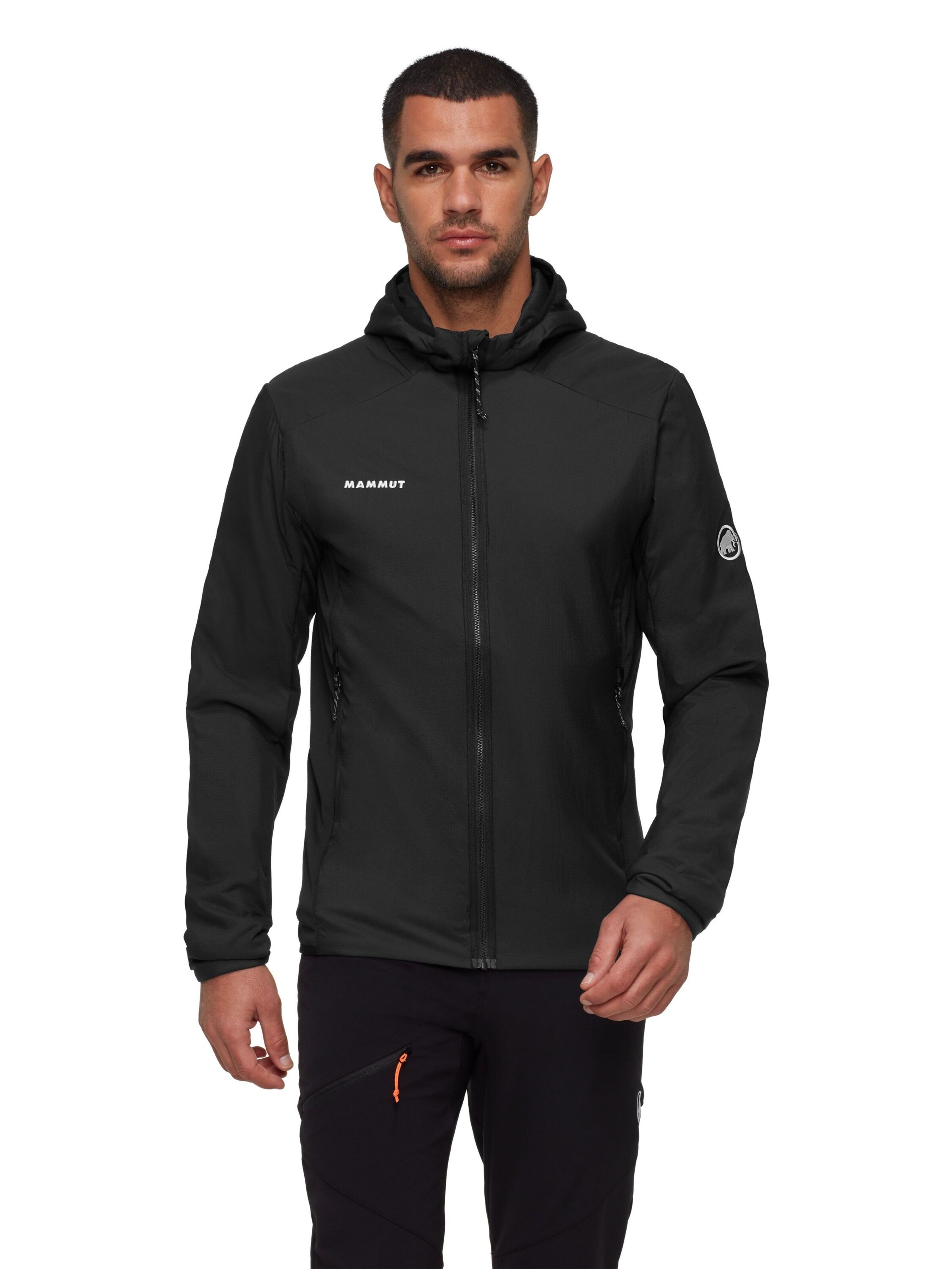 MAMMUT Outdoor jacket 'Rime' in Black: front