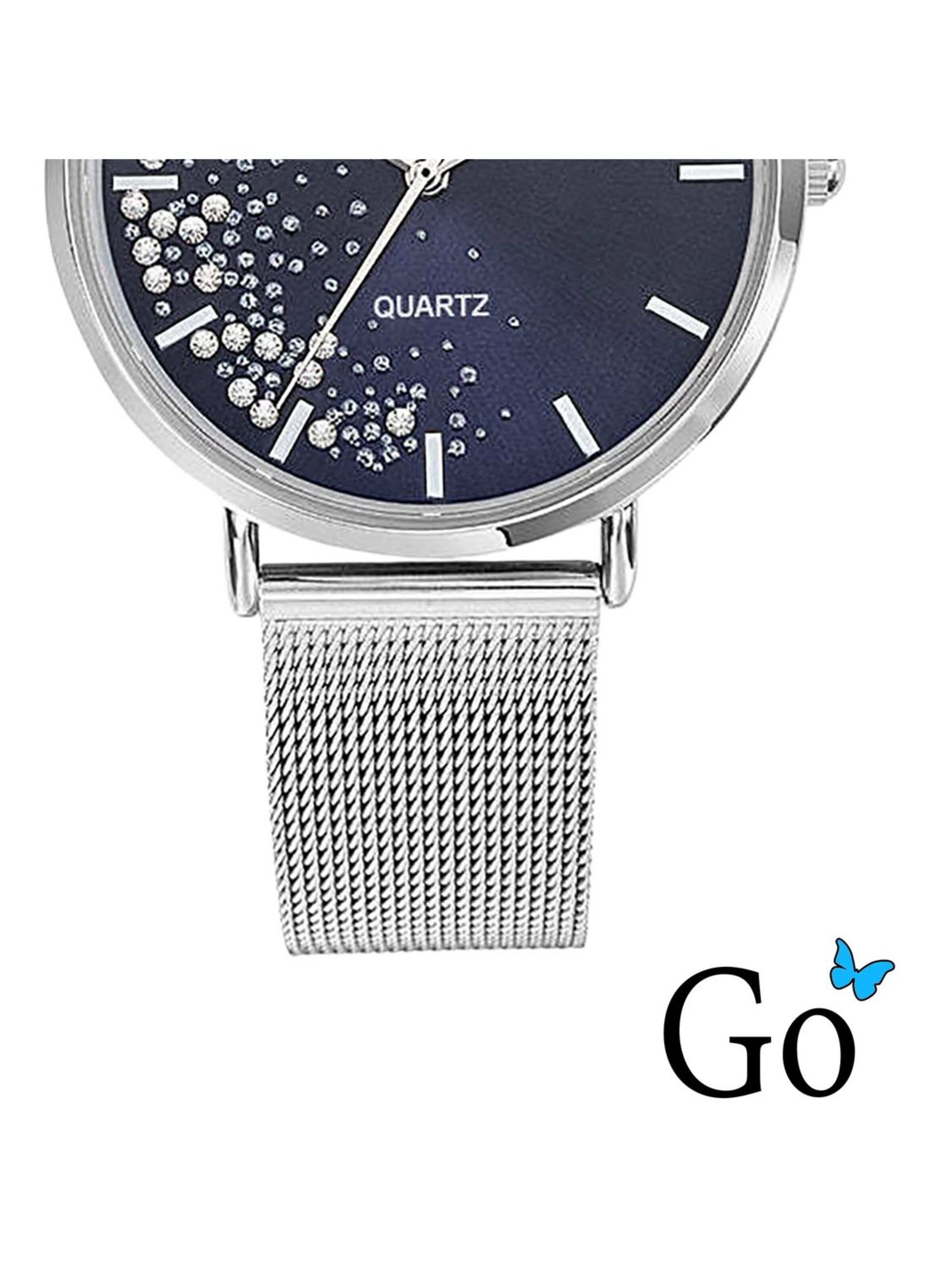 GO GirlOnly - Reloj analógico en plata