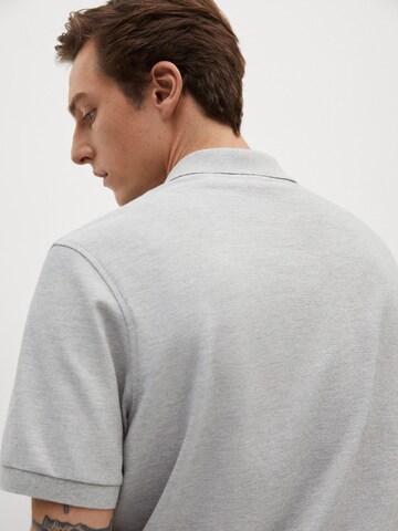 MANGO MAN Poloshirt 'REA' in Grau