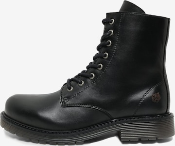 Apple of Eden - Botim com fivela 'SUN' em preto: frente
