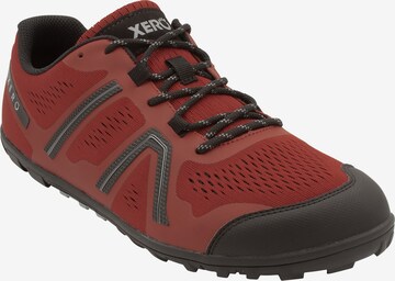 Xero Shoes Athletic Lace-Up Shoes 'Mesa Trail' in Red: front