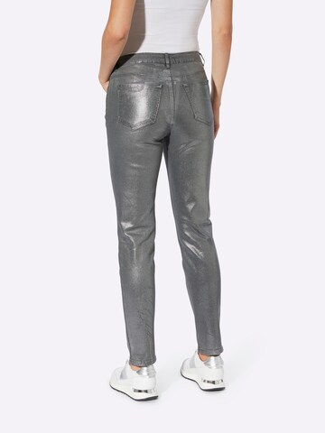 heine Regular Jeans i silver