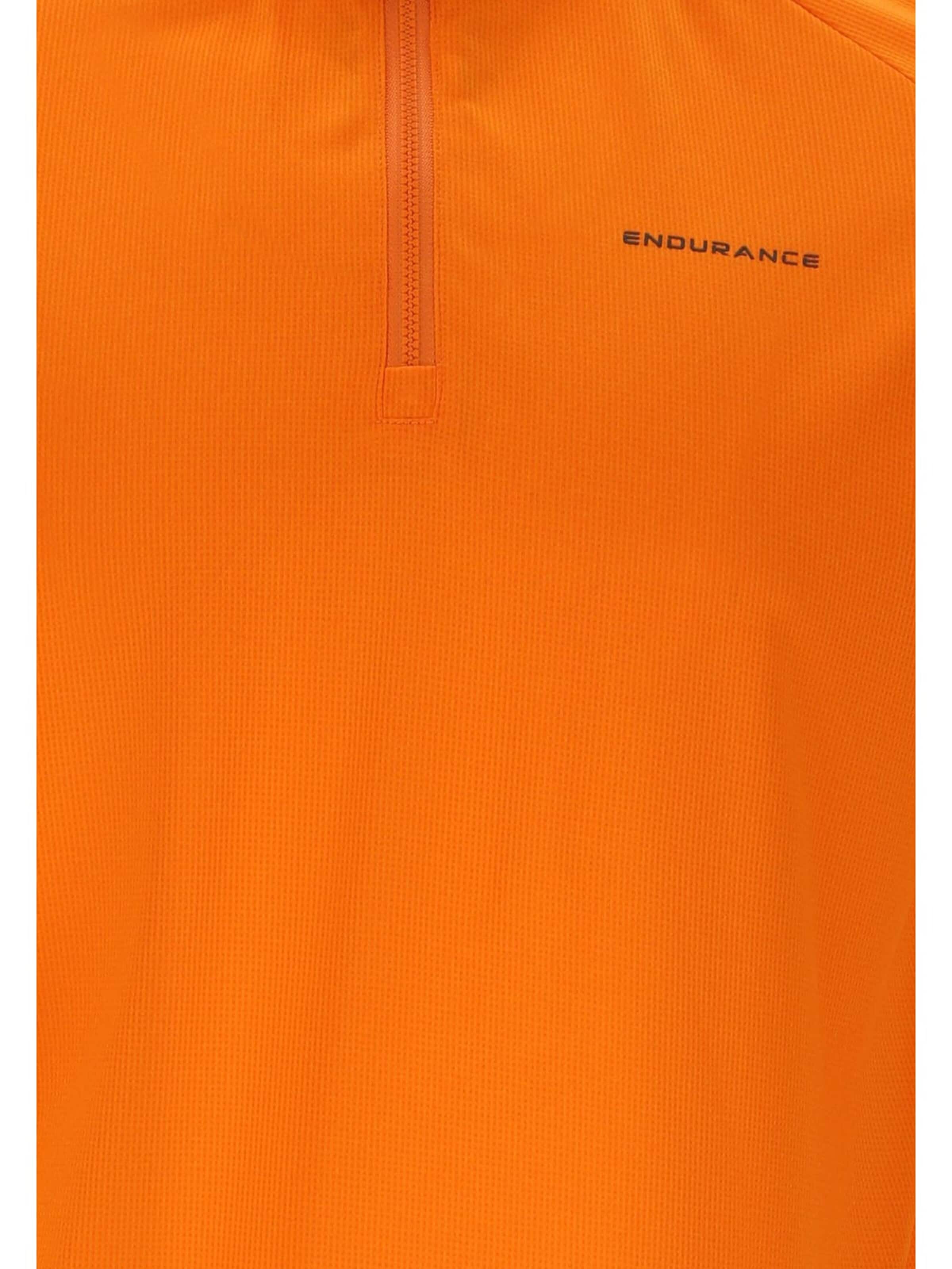 T-Shirt fonctionnel 'Crow M Melange Cycling/MTB SS Shirt' ENDURANCE en orange