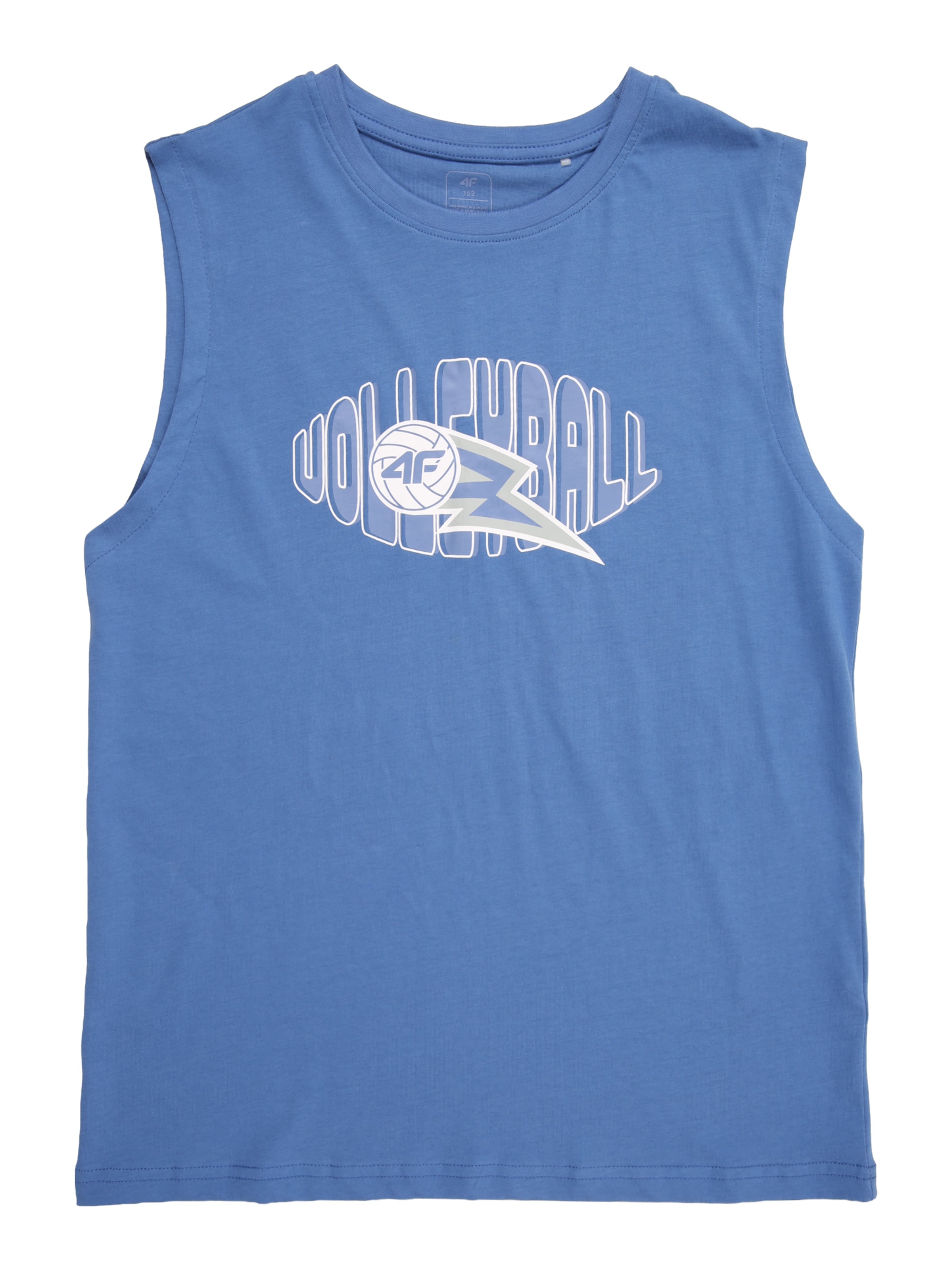 T-Shirt fonctionnel 4F Junior en bleu : devant