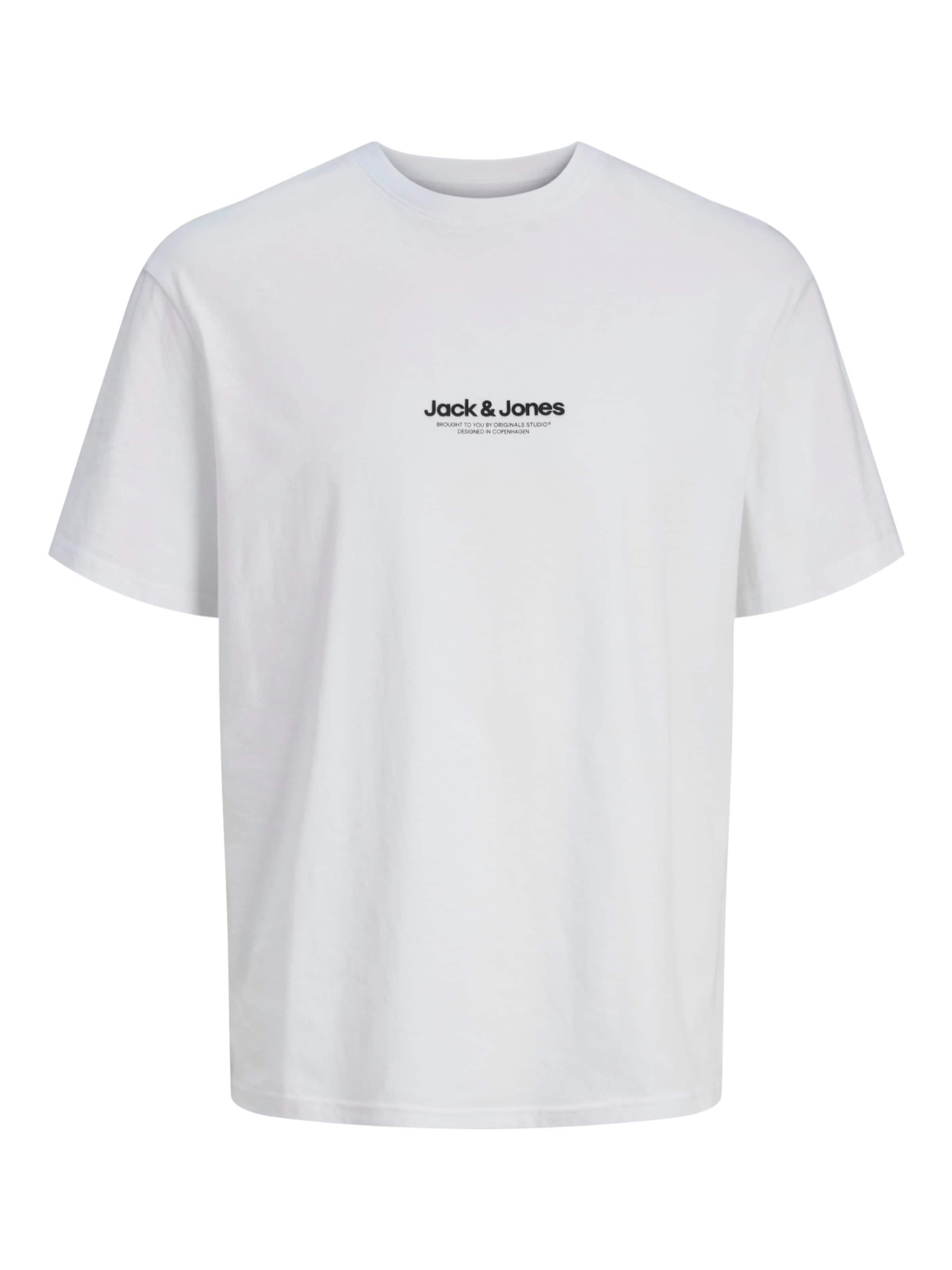 JACK & JONES Shirt 'JWHVESTERBRO' in White: front