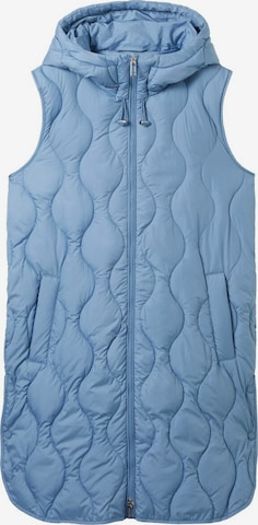 TOM TAILOR Bodywarmer in Blauw: voorkant