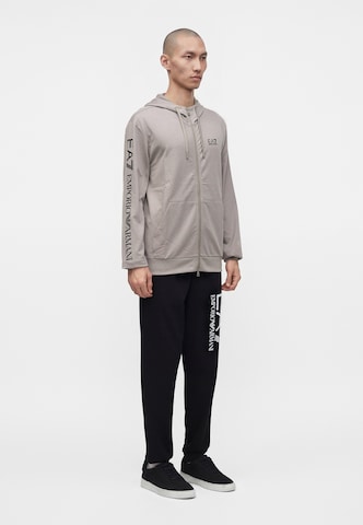 EA7 Emporio Armani Кофта на молнии в Серый