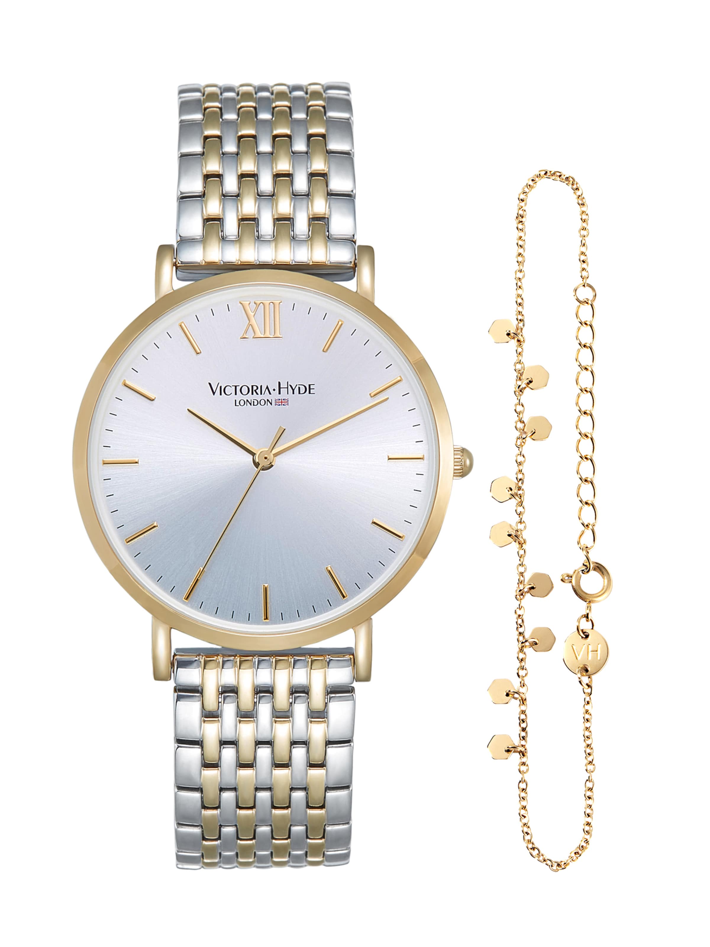 Orologio analogico di Victoria Hyde in oro: frontale