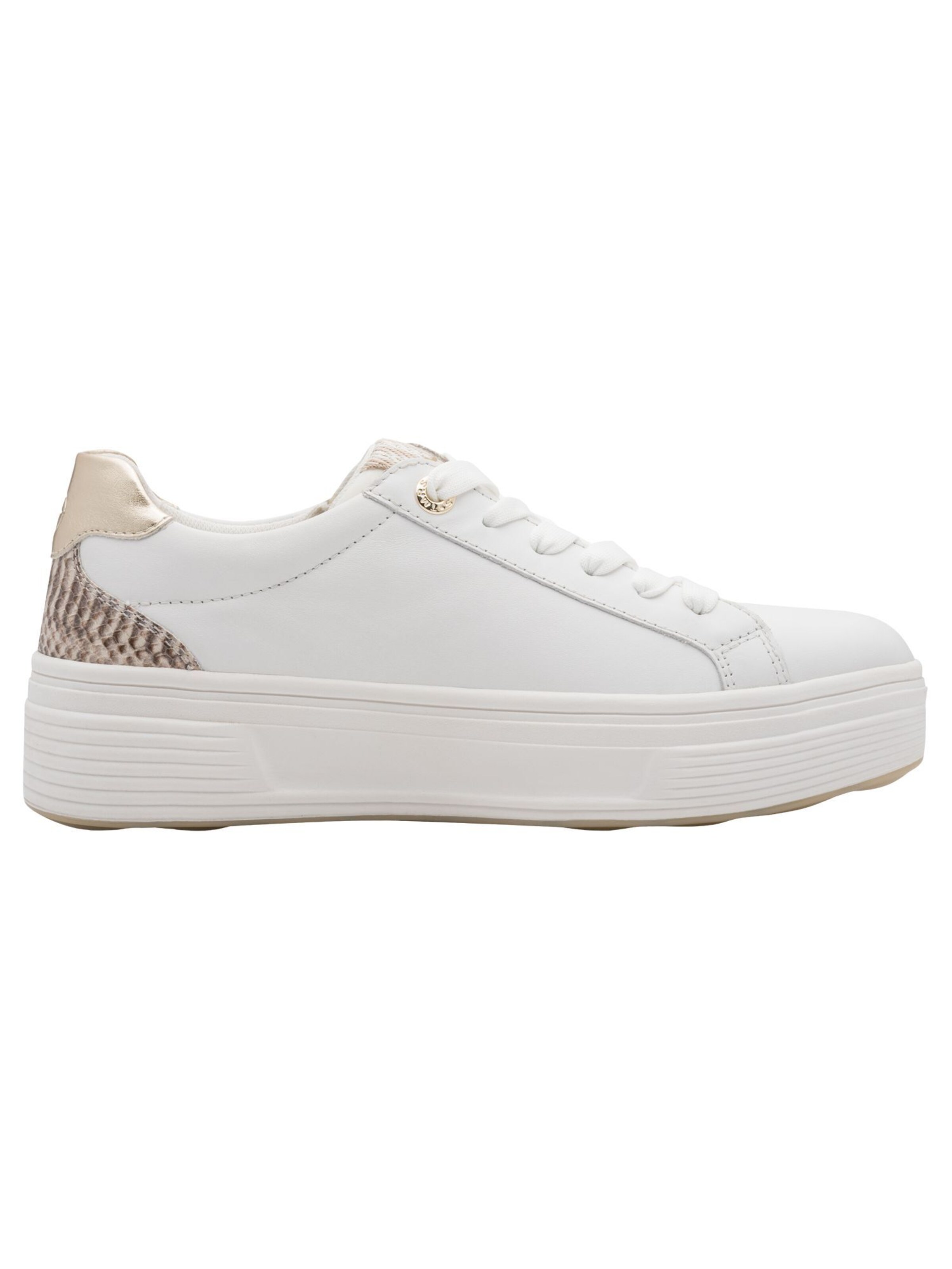 Tamaris Platform trainers in White