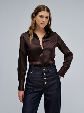 Salsa Jeans Blouse in Brown: front