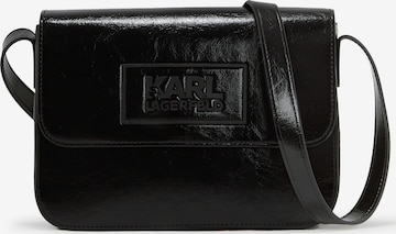juoda Karl Lagerfeld Rankinė su ilgu dirželiu: priekis