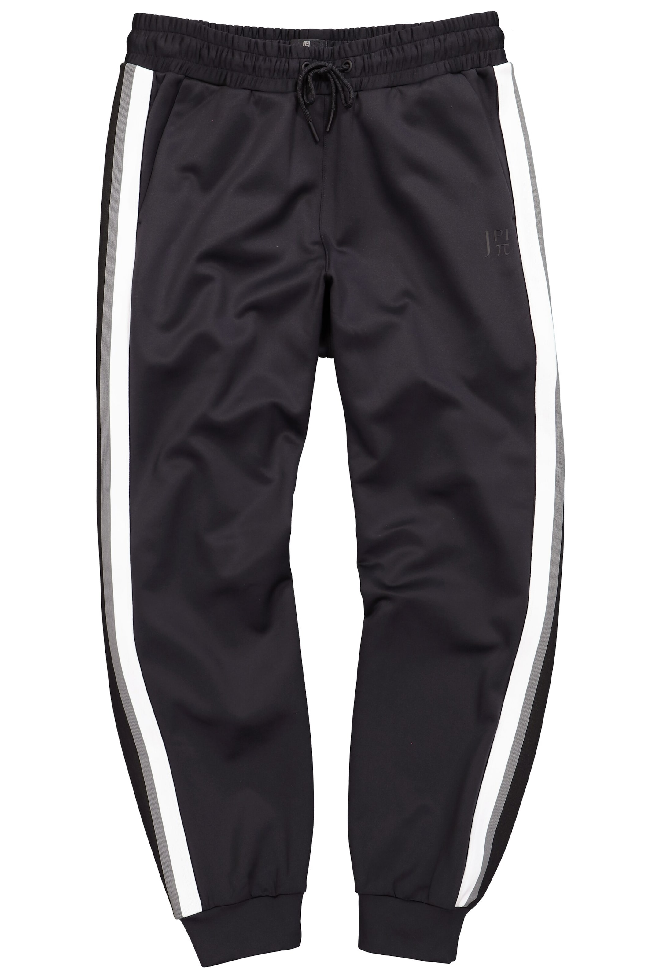 JAY-PI Tapered Sports trousers in Black: front