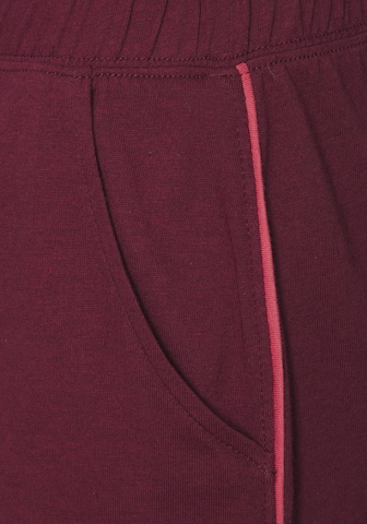LASCANA - Pantalón de pijama en rojo