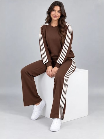 Lady Bersan Leisure suit 'Zweiteiliges Set' in Brown