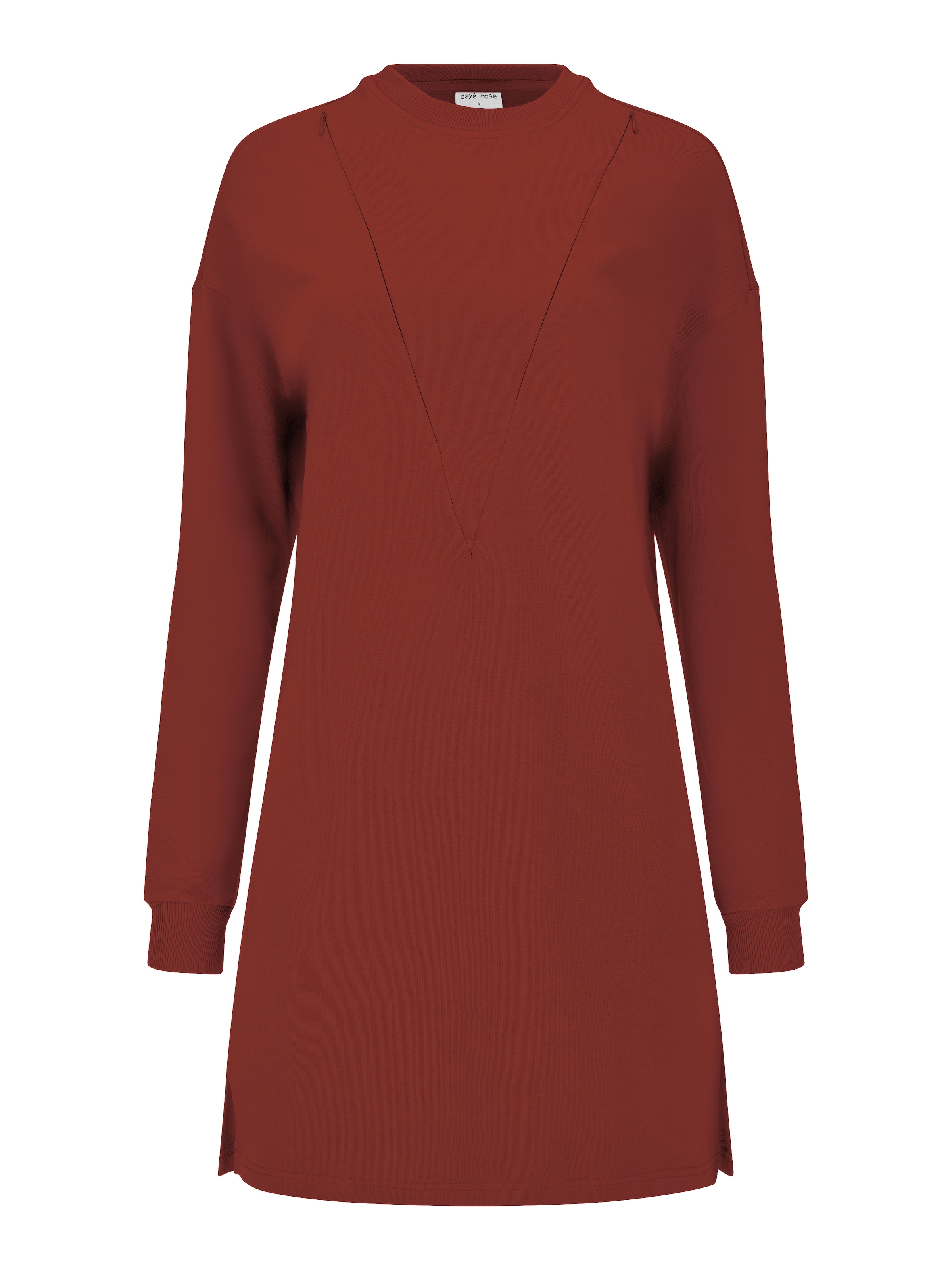 dayê rose Kleid 'Azalea'‌‌‌‌‌ in Rot: Vorderseite