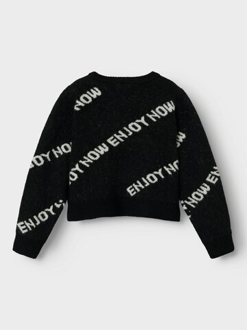 NAME IT Sweater 'Niword' in Black